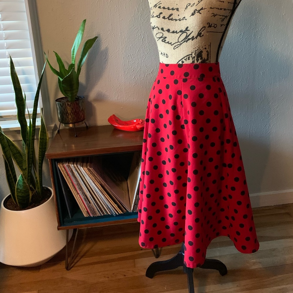 Steady Rockabilly Pinup Skirt Plus Volup 3XL Retro